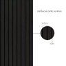 Papel de Parede Adesivo Ripado Madeira 10m X 45cm 3d Preto - 7