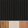Papel de Parede Adesivo Ripado Madeira 10m X 45cm 3d Preto - 1