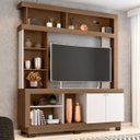 Ver imagem 3 de Estante Bilbau Carvalho Oak Off White para Tv até 50 Polegadas 160cm Altura 188cm