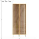 Ver imagem 3 de Kit 2 Cristaleira 2 Portas 96cm Plena