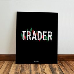 Kit 3 Quadro Decorativo Trader Mercado Financeiro Ações 28x20cm - 6