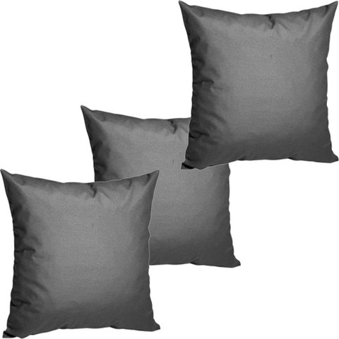 3 Almofadas Cheias para Sofá Decorativas, Impermeáveis e Antimofo Grande Trama