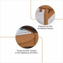 Ver imagem 5 de Mesa de Centro Lizz Oblonga Cedro - Casa D Móveis