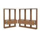Ver imagem 3 de Guarda-Roupas Closet Modulado Alasca 300cm 5 Peças com 10 Gavetas e Cabideiros Freijó Carraro