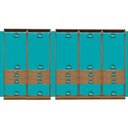 Ver imagem 6 de Guarda-Roupas Closet Modulado Alasca 300cm 5 Peças com 10 Gavetas e Cabideiros Freijó Carraro