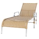 Ver imagem 7 de Jogo Espreguiçadeira Catar em aluminio e fibra com Mesa baixa Colombia, piscina, - Ráfia