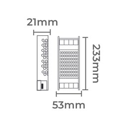 Fonte Chaveada Nordecor 12v 12,5a / 150w Bivolt - 2