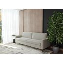 Ver imagem 2 de Sofá 3 Lugares Living Fixo Viena 2,20m em Linho:bege Amêndoa