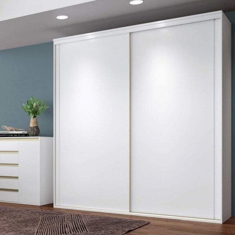 Guarda-Roupa Casal 2 Portas de Correr 6 Gavetas 100% MDF Magnific Yescasa