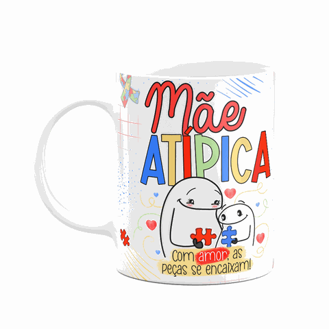 Caneca Flork Mães - Mãe Atípica
