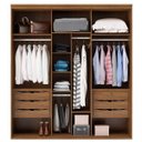 Ver imagem 2 de Guarda-Roupa Casal 2 Portas de Correr com Espelho Magnific Espresso Móveis
