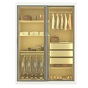 Ver imagem 2 de Guarda-Roupa Solteiro 2 Portas Reflectante com LED 100% MDF Royale