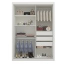 Ver mais imagens de Guarda-Roupa Solteiro 2 Portas Reflectante com LED 100% MDF Royale