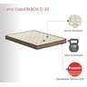 Colchão Casal Embalado a Vácuo Densidade D 33 Confortável 138x188 - 3