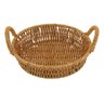 Cesta Plástico 4x17x17cm Natural Decorativa Organizadora - 1
