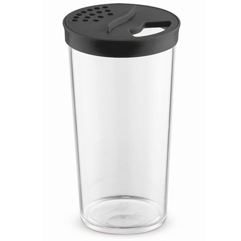 Kit 24 Farinheiros Porta Temperos Farofa Uz 500ml Condimentos Restaurantes Lancherias Pretos