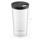 Ver imagem 4 de Kit 24 Farinheiros Porta Temperos Farofa Uz 500ml Condimentos Restaurantes Lancherias Pretos