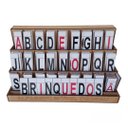 Ver imagem 6 de Alfabeto Móvel Degrau Educativos Pedagógicos Brinquedos Madeira Alfabetização Divertidos Criativos e