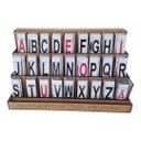 Ver imagem 2 de Alfabeto Móvel Degrau Educativos Pedagógicos Brinquedos Madeira Alfabetização Divertidos Criativos e