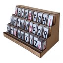 Ver imagem 1 de Alfabeto Móvel Degrau Educativos Pedagógicos Brinquedos Madeira Alfabetização Divertidos Criativos e