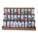 Ver imagem 3 de Alfabeto Móvel Degrau Educativos Pedagógicos Brinquedos Madeira Alfabetização Divertidos Criativos e