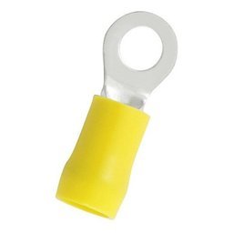 500un Terminal Anel Rv3.5-5 Amarelo Pré Isolado 4mm - 6mm - 7