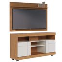 Ver imagem 3 de Rack com Painel Yara 135cm P/tv até 55 Polegadas 2 Portas C/detalhes Frisados e Rodízio Colibri