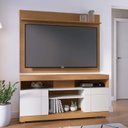 Ver imagem 1 de Rack com Painel Yara 135cm P/tv até 55 Polegadas 2 Portas C/detalhes Frisados e Rodízio Colibri