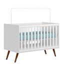 Ver imagem 1 de Berço Mini Cama Q Encanto Retro Branco - Qmovi