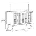 Ver imagem 3 de Berço Mini Cama Q Encanto Retro Branco - Qmovi