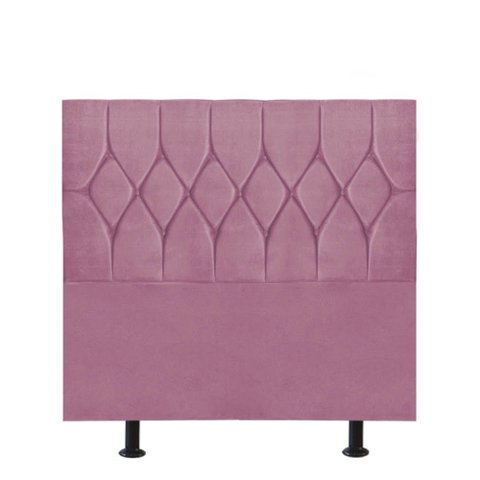 Cabeceira para Cama Box Solteiro 90 Cm Istambul:rosa Bebe