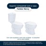 Assento Sanitário Soft Close Twister Branco para Vaso Hervy - 4