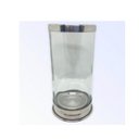 Ver imagem 2 de Suporte Para Vela 7 Dias 18 Cm Vidro Transparente Alumínio