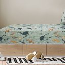 Ver imagem 4 de Jogo de Cama Solteiro 2 peças Kids Dino Selva Verde