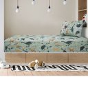Ver imagem 2 de Jogo de Cama Solteiro 2 peças Kids Dino Selva Verde