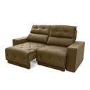Ver imagem 7 de Sofá Retrátil/Reclinável Belga 1,80m Suede Velut com Molas no Assento