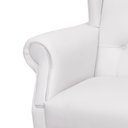 Ver imagem 3 de Poltrona Amamentação Balanço com Puff Lara Corino Branco