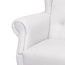Poltrona Amamentação Balanço com Puff Lara Corino Branco - 3