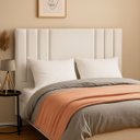 Ver imagem 2 de Cabeceira Cama Box Queen 160cm Estofada Moderna Corino Frame:branco