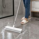 Ver mais imagens de Vassoura Rodo Mop 2 em 1 Escova Limpeza Esfregao Multifuncional Piso Cabo Longo 112cm Articulada Ban