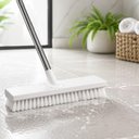 Ver imagem 2 de Vassoura Rodo Mop 2 em 1 Escova Limpeza Esfregao Multifuncional Piso Cabo Longo 112cm Articulada Ban