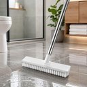 Ver imagem 1 de Vassoura Rodo Mop 2 em 1 Escova Limpeza Esfregao Multifuncional Piso Cabo Longo 112cm Articulada Ban