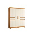 Ver imagem 4 de Roupeiro Olímpia 10 Portas e 2 Gavetas - Cinamomo Off White - Albatroz