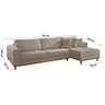 Sofá Cronos 03 Metros Chaise Lado Direito Meu Sofá Online - 3