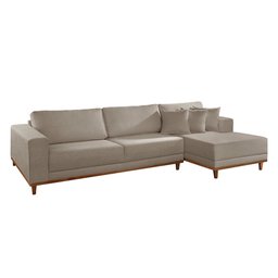 Sofá Cronos 03 Metros Chaise Lado Direito Meu Sofá Online - 2