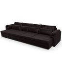 Ver mais imagens de Sofá Retrátil para Sala de Estar 6 Lugares 414cm Riza S03 Couro Vinho - Lyam Decor