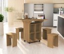 Ver imagem 2 de Mesa Dobravel com Banqueta Cozinha Annie Basoto Brasil