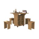 Ver imagem 1 de Mesa Dobravel com Banqueta Cozinha Annie Basoto Brasil