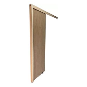 Kit para Porta de Correr Madeira Eucalipto 2,00mt - (sem Porta) Frainer