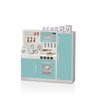 Cozinha de Brinquedo Infantil com Geladeira, Pia, Fogão, Forno e Micro-ondas: Menta - 2